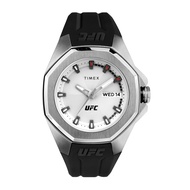 Timex TW2V57200 UFC PRO นาฬิกาข้อมือผู้ชาย สายซิลิโคน Black/Silver