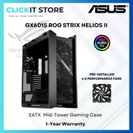 ASUS ROG Strix Helios II GX601S Black Mid Tower PC Case - ARGB AuraSync | Supports EATX, M-ATX, ATX