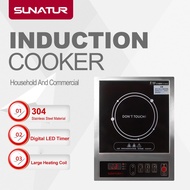 Sunatur 3500W Induction Cooker Household Commercial High Power Portable Stainless Steel Body Stove C