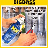 Nietz N10 Multi Purpose Lubricant Anti-Rust Spray 400ml / Pelincir Multipurpose