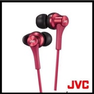 JVC HA-FX46時尚鋁合金屬入耳式 耳機（紅）