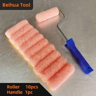 11 cái/bộ 4inch sơn Con lăn bàn chải 10cm Vỏ Cam Kết cấu con lăn cho trang trí tường dụng cụ vẽ tran