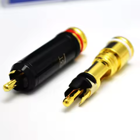 4Pcs High end WBT-0102 Cu Nextgen Copper RCA plug audio signal cable connector HiFi audio terminal R