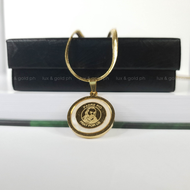 Lux & Gold High Quality and Gold Plated MAJORICA PADRE PIO GOLD NECKLACE FOR WOMEN High Quality and 