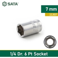 Sata SOCKET 11307 1/4" DR. 6pt. Socket 7MM