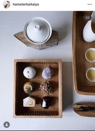 日本木工作家cogu小具木托盤tray茶托handmade