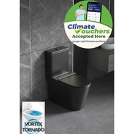 [CLIMATE VOUCHER] FREE INSTALLATION EACO T933BK Rimless Toilet Closet (Tornado Flush)_P TRAP ONLY