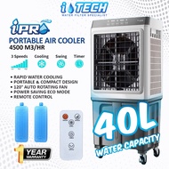 𝐈𝐏𝐑𝐎 Evaporative Air Cooler 40L / 50L High Performance Cooling Fan Air Conditioner Powerful Air Flow Aircond Cocca Cuori