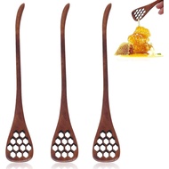Wood Honey Drizzler 3PCS, Honey Dipper Sticks Wooden Honey Comb Honey Stick Small Honey Dipper Spoon