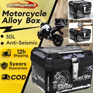 ThrustLine 50L Motorcycle Top Box Trunk Luggage Storage Box Waterproof Drop-resistant Very durable