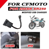 For CFMOTO 250SR SR250 CF250 SR 250 XO Baboon 300SR 300SS 450NK 2023 Motorcycle USB Interface Socke