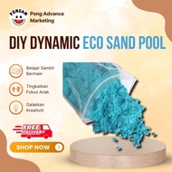 1KG DIY Dynamic Eco Sand Pool Castle Tools Toys sand kinetic learning toy