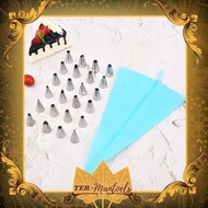 Icing Piping Bag Set + Connector Spatula / Silicone Icing Piping Bag / Piping Bag Set