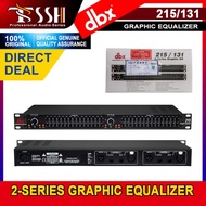 【TSSH】DBX 215/131 Graphic Equalizer dbx equalizer 15 band Dbx (BLACK)