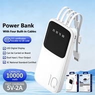 【SG Seller】CCC QR Code Power Bank Fast Charging 10000-20000mAh with Cables 4 in 1 Portable Charger S
