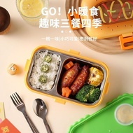 Creative Hot Dog Ham Burger Bento Box Office Worker Microwaveable Heating Lunch Box Student Compartm