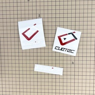 Stickers, stickers, billiard brand stickers to decorate cue bags - Cuetec super strong adhesion, emb
