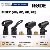 RODE RM1 / RM2 / RM3 / RM5 Microphone Clip & Stand Mount Holder with 3/8 to 5/8 Adapter