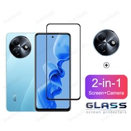 Itel S24 Tempered Glass Coverage for Itel S23 Plus P55 P55+ 5G 4G A70 A60 A60s Vision 3 2 5G 4G 2 in