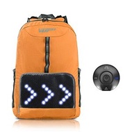 VUP Plus - VUP+ 單車安全指示背包/ 橙色/ 暗夜騎行數位背包/ 單車安全指示燈背包/ 自行車轉向燈背包/ 夜騎良伴/ 安全/ LED顯示燈/ 防水背包/ 小童背包/ 男女休閒背包