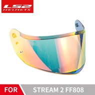 Original LS2 Visors STREAM  FF808 Full Face Motorcycle Helmet Replace Lens Black Ididium Silver Viso