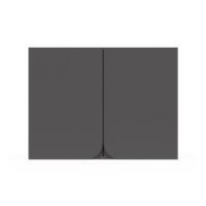 ตู้แขวนคู่ KITZCHO CURVE 80x60 ซม. สี GREY GRAPHITE (1281465)