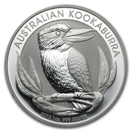 2012 1oz Perth Mint Australian Kookaburra Silver Coin