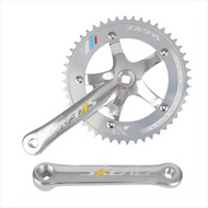 LZD  Skeace Track Car Square Hole Integrated Crankset 48T All-aluminum Alloy Square Hole Dead Flying