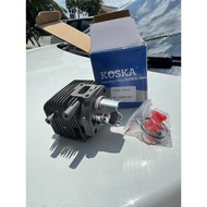 【HIGH QUALITY】-【KOSKA】EB260 HAND BLOWER CYLINDER ASSY-( BLOCK ) 1E34FB - WITH PISTON RING SET