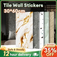 30x60cm Marble Wallpaper PVC 3d Vinyl Tiles For Kitchen Venyl Tiles Sticker Waterproof Adhesive