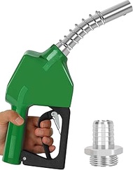 3/4" NPT Automatic Shut-Off Fuel Nozzle with Hook & Filter - High Flow Gas Pump Handle (16 GPM) for 