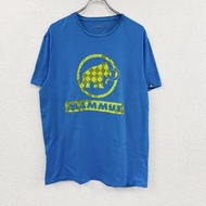 古著Mammut 短袖印花 T 卹，藍色，XL 碼