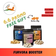 FURVORA BOOSTERS | MAKANAN KUCING | BOOSTER KUCING | BOOSTER GEMUK | FREEZE DRIED MEATS | PET SNACKS