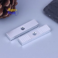 <Dream-t> 2/5Pcs Reprap DIY 2GT/S2M Timing Belt Fixing Piece Aluminum Alloy Tooth Pitch Clamp Fixed 