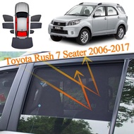 For Toyota Rush 7 Seater 2006-2017 Car Shade for Side Window Glare and UV Rays Protection Baby Windo