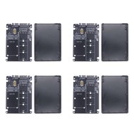 (KTCG) 4X M.2 NGFF MSATA SSD to SATA 3.0 Adapter Card 2 in 1 Converter Card M.2 SSD Adapter Card Ext
