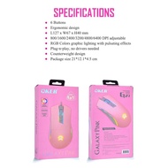 OKER GAMING MOUSE GALAXY PINK G21