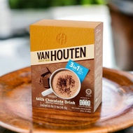 Van Houten Milk Chocolate Drink 5 pcs ++ แวน ฮูเต็น เครื่องดื่มช็อกโกแลตสำเร็จรูป 5 ซอง (140g.)