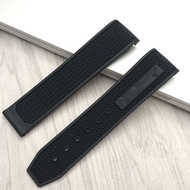 Suitable For [Classic Style] Rubber Silicone Watch Strap omega Speedmaster 362 Font Discount Buckle 