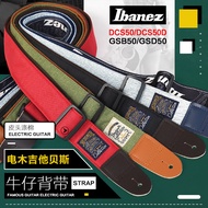 Ibanez Ibanez Guitar Strap Electric Guitar Dedicated Shoulder Strap Folk Acoustic Guitar Bass Cross-