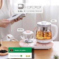 US BEAR Tea Maker Electric Kettle Listrik Pembuat Teh LED Glass 1 L