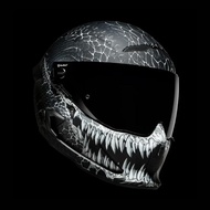 Original Ruroc Atlas 4.0 Carbon Fibre Motorcycle Helmet ECE DOT Approved Full Face Racing Helmet Cas