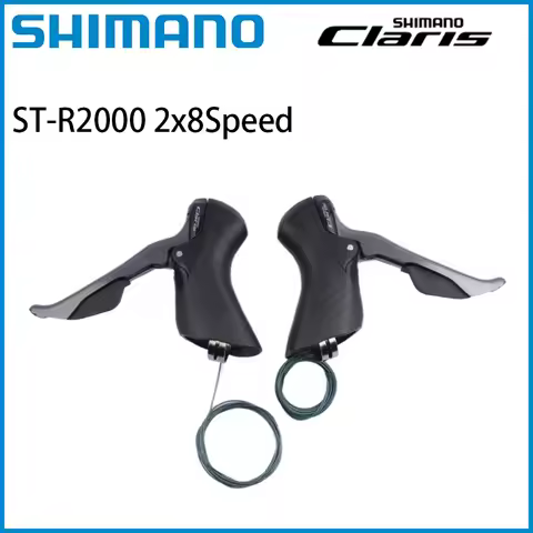 SHIMANO CLARIS ST R2000 2x8Speed DUAL CONTROL LEVER Black Road Bicycles Shifter Right Left One Pair 