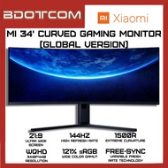 [Ready Stock] Xiaomi Mi 34' 21:9 Curved Gaming Monitor WQHD 21:9 UltraWide Screen (Global Version)