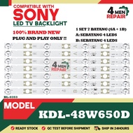 KDL-48W650D COMPATIBLE WITH SONY 48 INCH LED TV BACKLIGHT (LAMPU TV) 48W650D 48W650