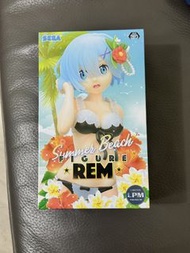 雷姆 泳裝 全新 只開盒 SEGA Re:Zero Summer Beach Figure REM Limited LPM Premium