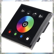 DC12V-24V RGB / RGBW Wall Mounted Touch Panel Controller Glass Panel Dimmer Switch Controller for LE
