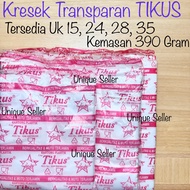 Transparent Plastic Bag Size 15 24 28 35 40 contains 390 Grams RAT Clear Plastic Bag 15x34 24x44 28x