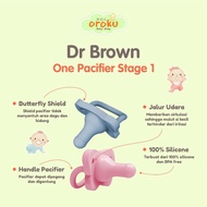 DR BROWN ONE PACIFIER STAGE 1 PACIFIER/ DR BROWN/
