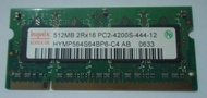 RAM Memory Laptop HYNIX DDR2 512MB PC2-4300 512 MB sodimm